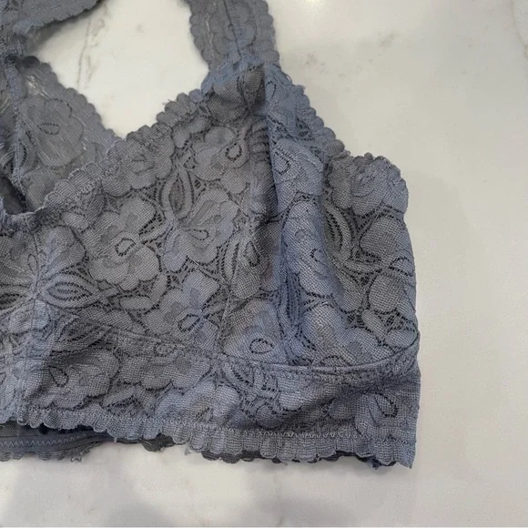 Free People Intimately grey lace Gallon racerback - Picture 8 of 14